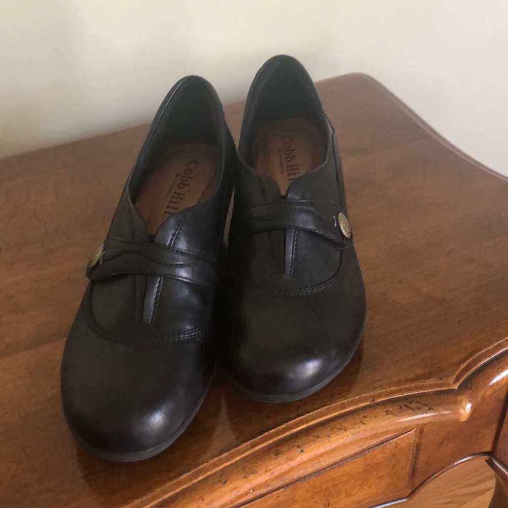 Black slip-on.
